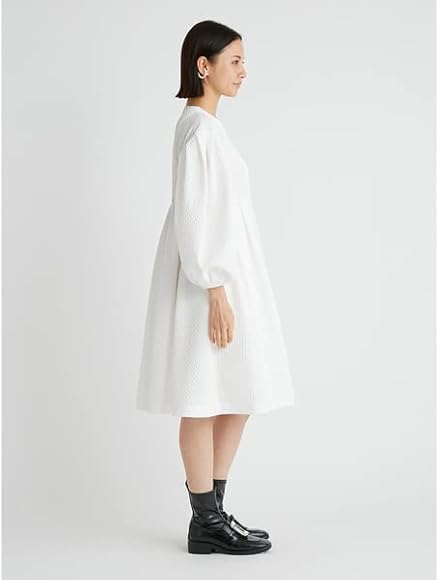 Amazon.co.jp: [セルフォード] ふくれジャガードボリュームワンピ